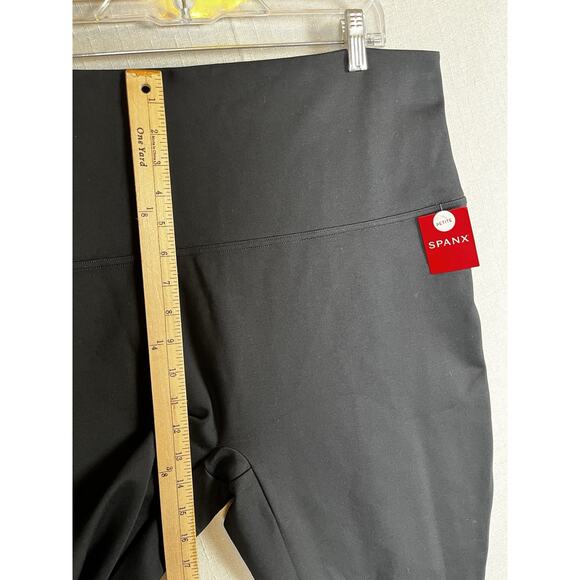 Spanx Womens Size 3X Petite Pants Leggings Style 20262Q Black Pull On High Waist - Picture 3 of 9